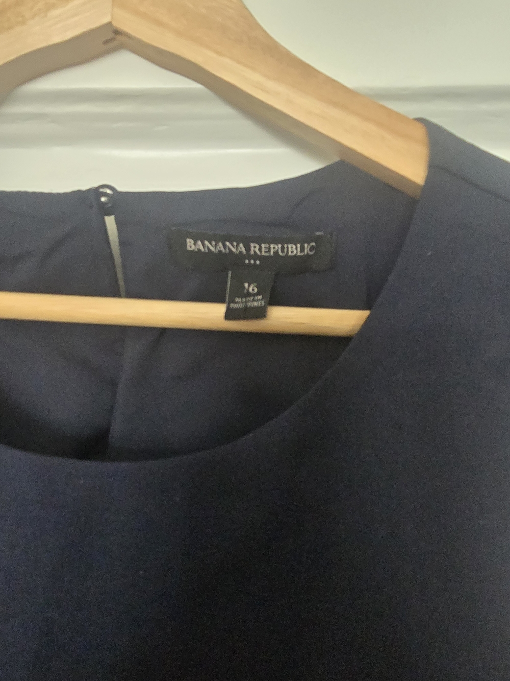 Banana Republic Sleeveless Navy Dress